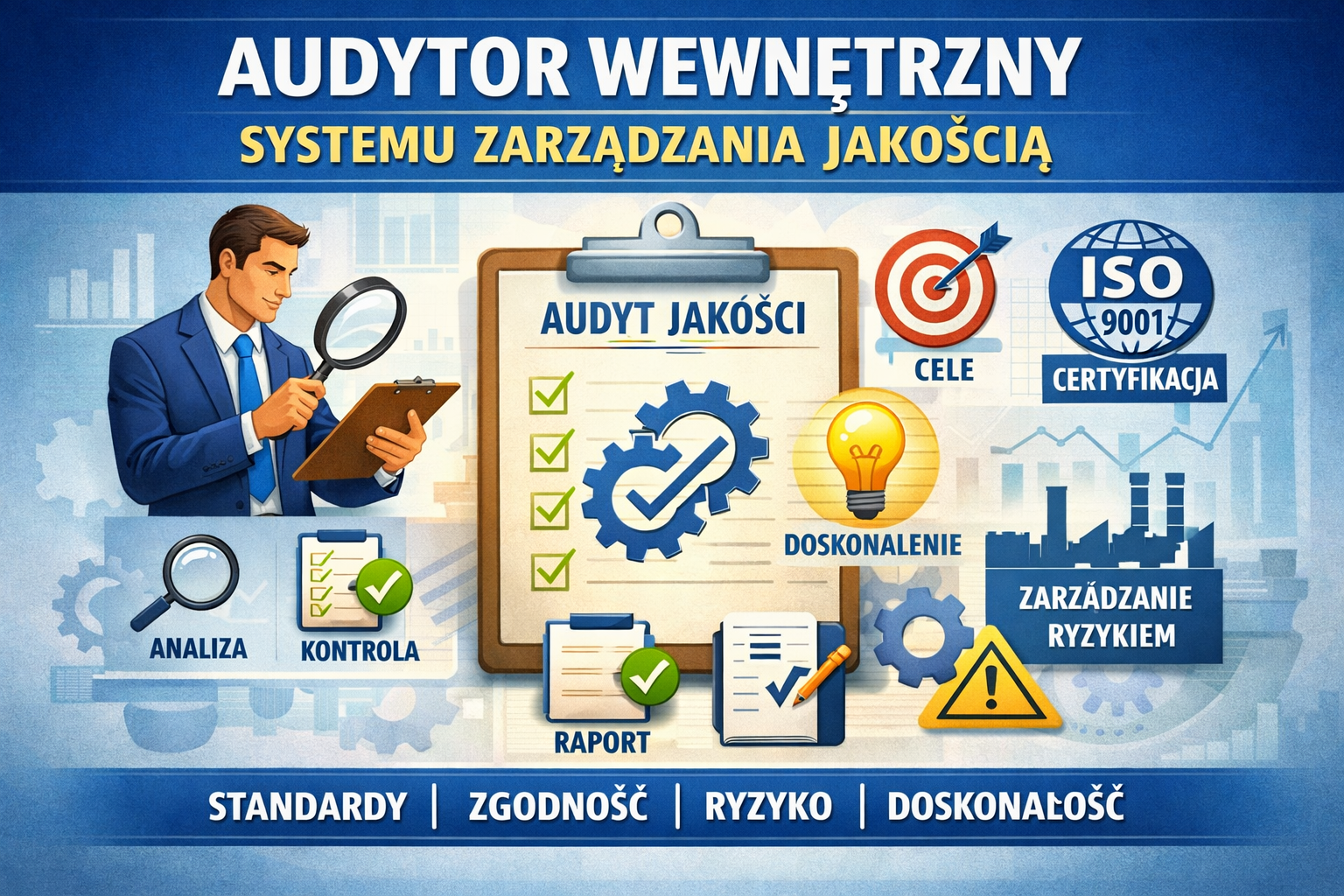 Course Image Audytor Wewnętrzny Systemu Zarządzania Jakością